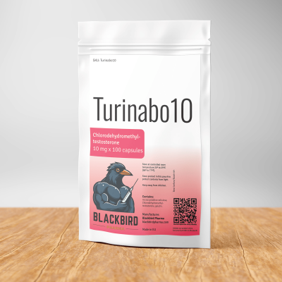 4-Chlorodehydromethyltestosterone 10 mg — Turinabo10 (Blackbird Pharma)